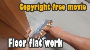 Floor flat work ★Copyright free movie★